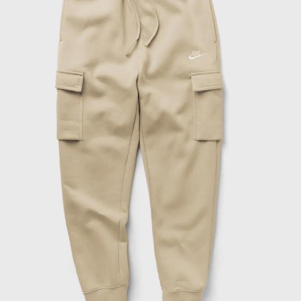 Cream nike cargo jogger sweats